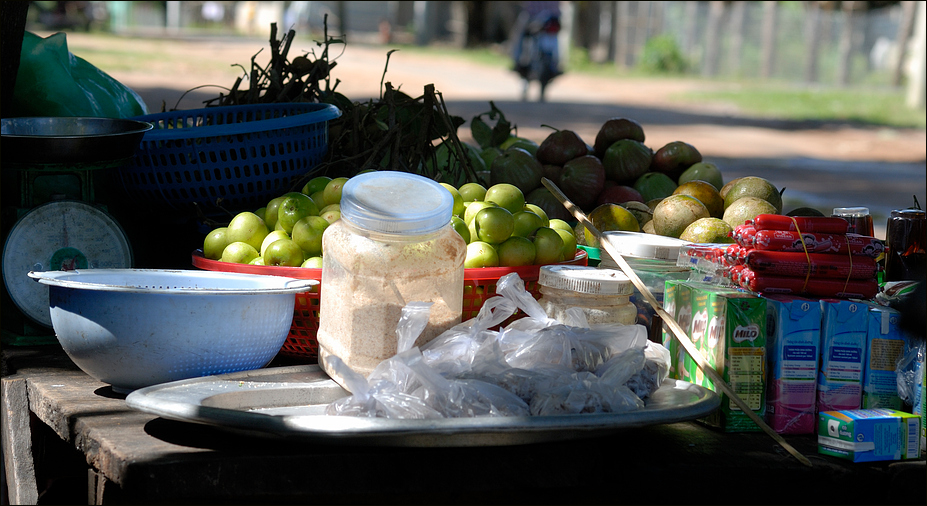 Ganz kleiner Markt in Südvietnam von Hans-Peter Haehn 