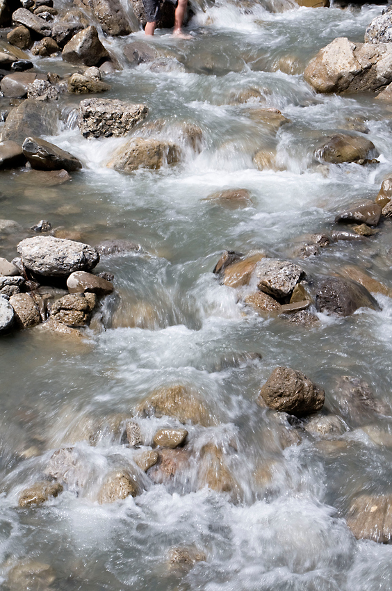 ganz kleiner Wasserfall