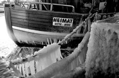 ganz kurze Eiszeit auch auf Hiddensee sw