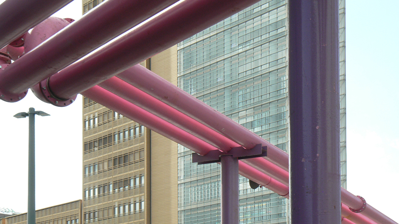 ganz schön bunt am Potsdamer Platz