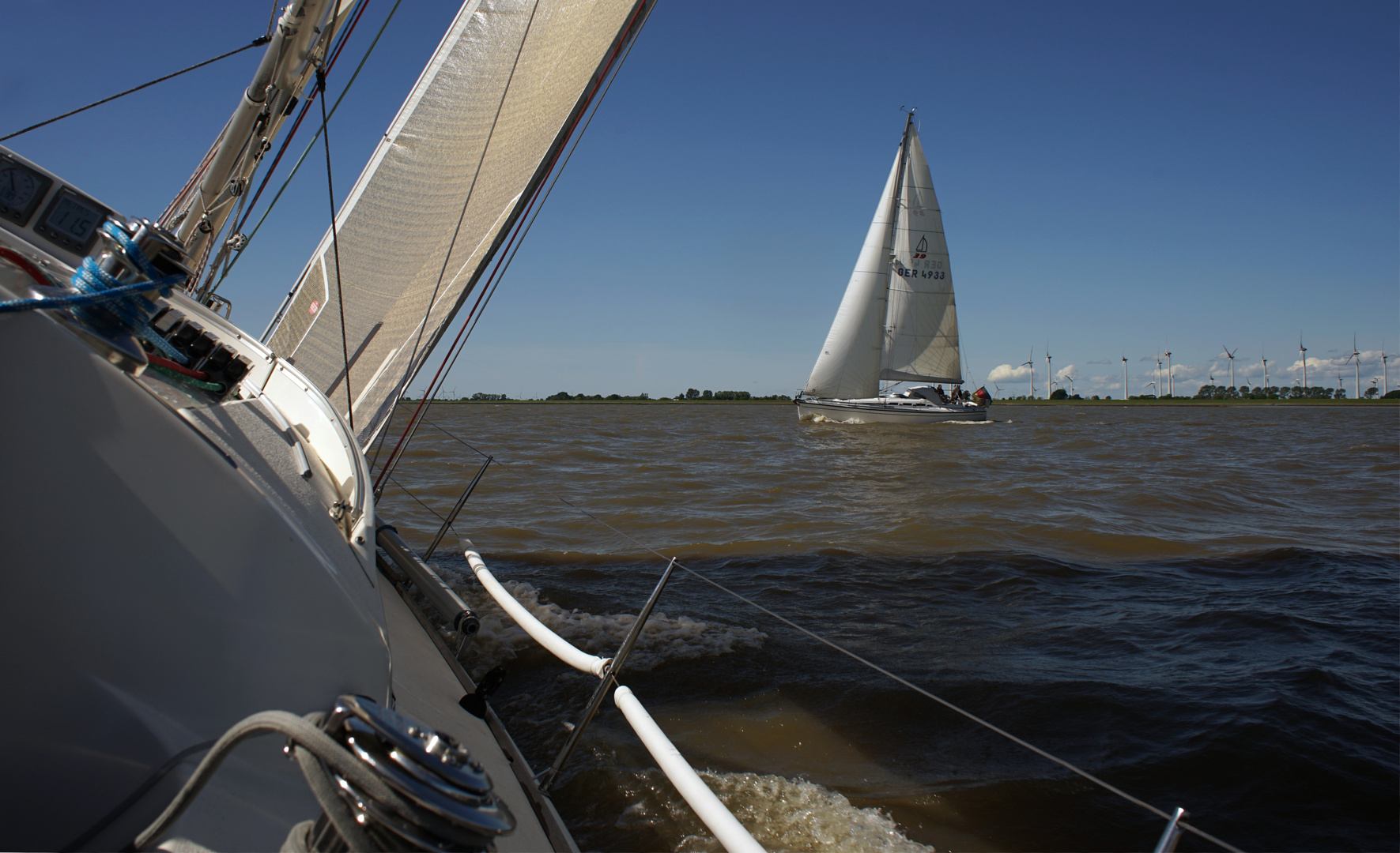 ganz schön im Wind