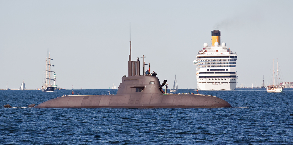 ...ganz schön was los auf der Kieler Förde!!