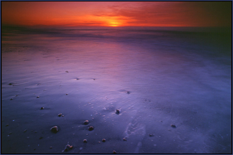 Ganz simpel...Sonnenuntergang am Meer