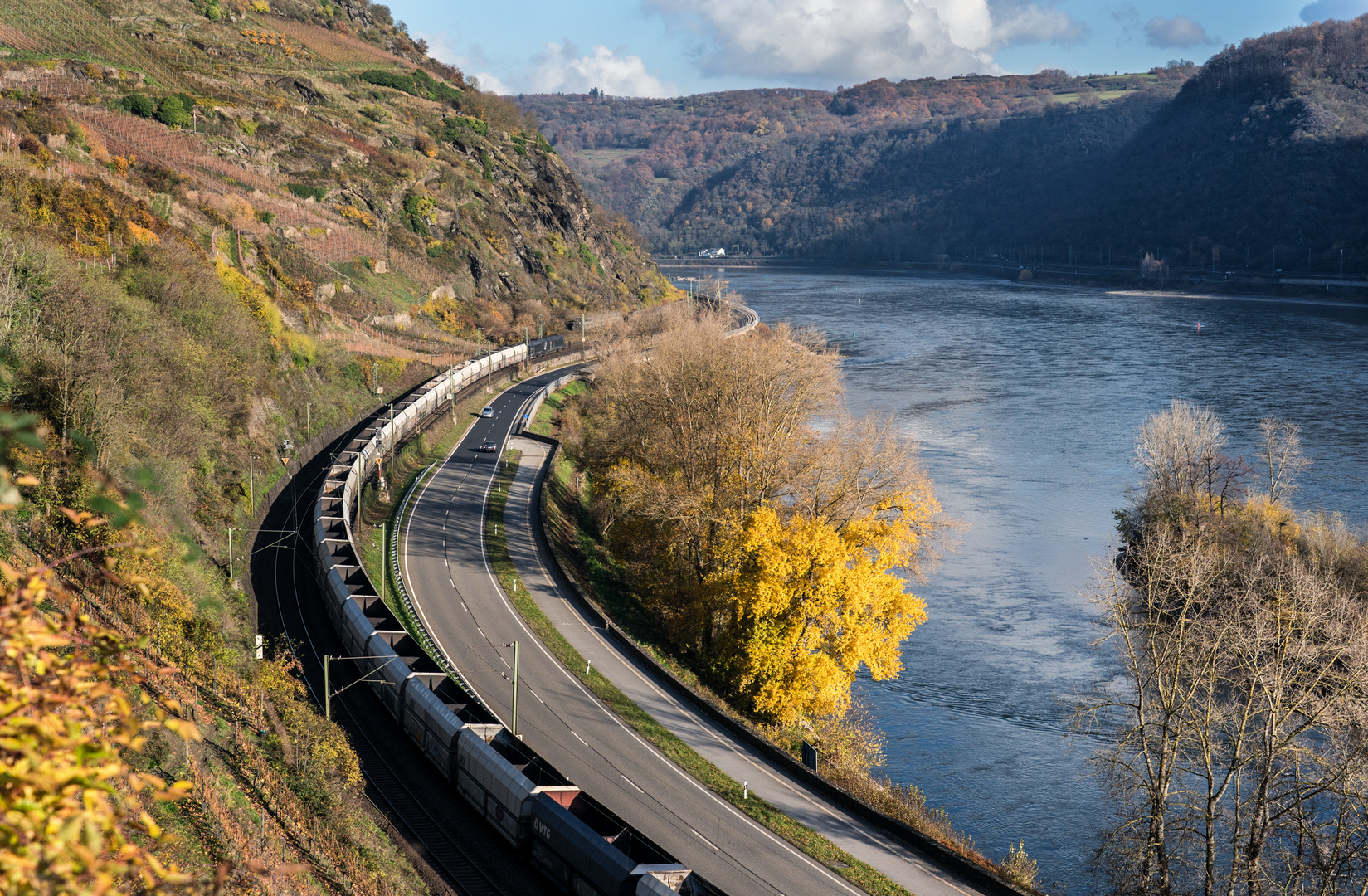 Ganzzug am Mittelrhein - Ib -