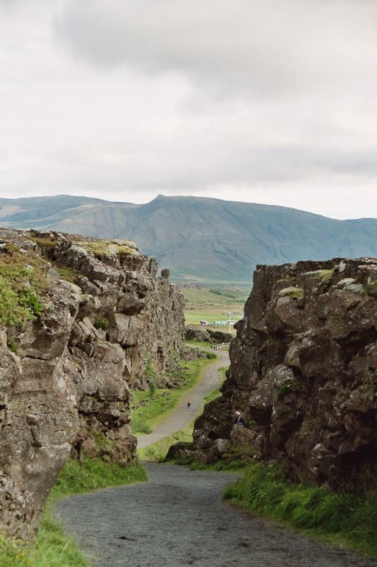 Gap between the continents