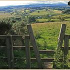 gap through the fence at thropton