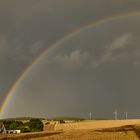 Gar nicht gewusst, dass Regenbogen aus dem Schornstein kommen, der hier leuchtete in tollen Farben.