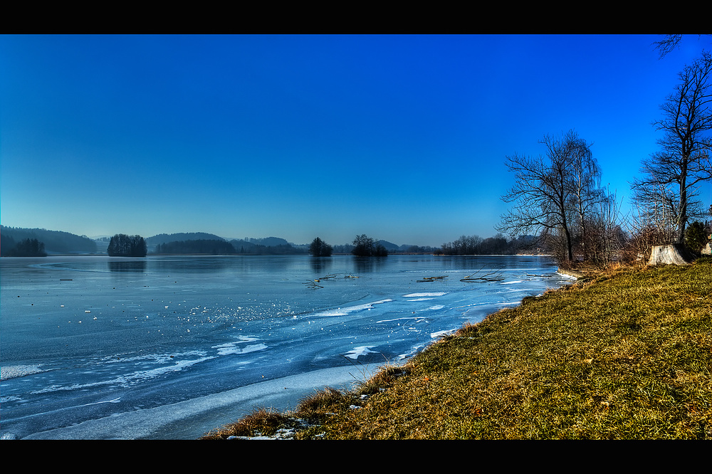 Gar nicht so leicht noch ein See ohne Leute zu finden ;-)