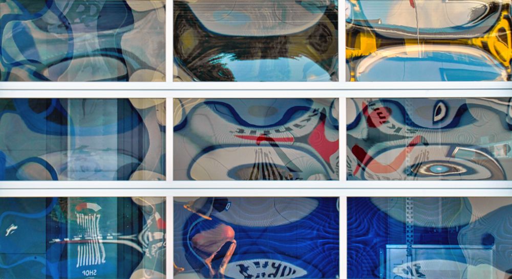 Garage-Art Foto & Bild | spezial, blau, fenster Bilder auf fotocommunity