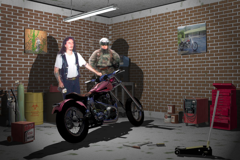 Garage Foto & Bild | rendering, digiart Bilder auf fotocommunity