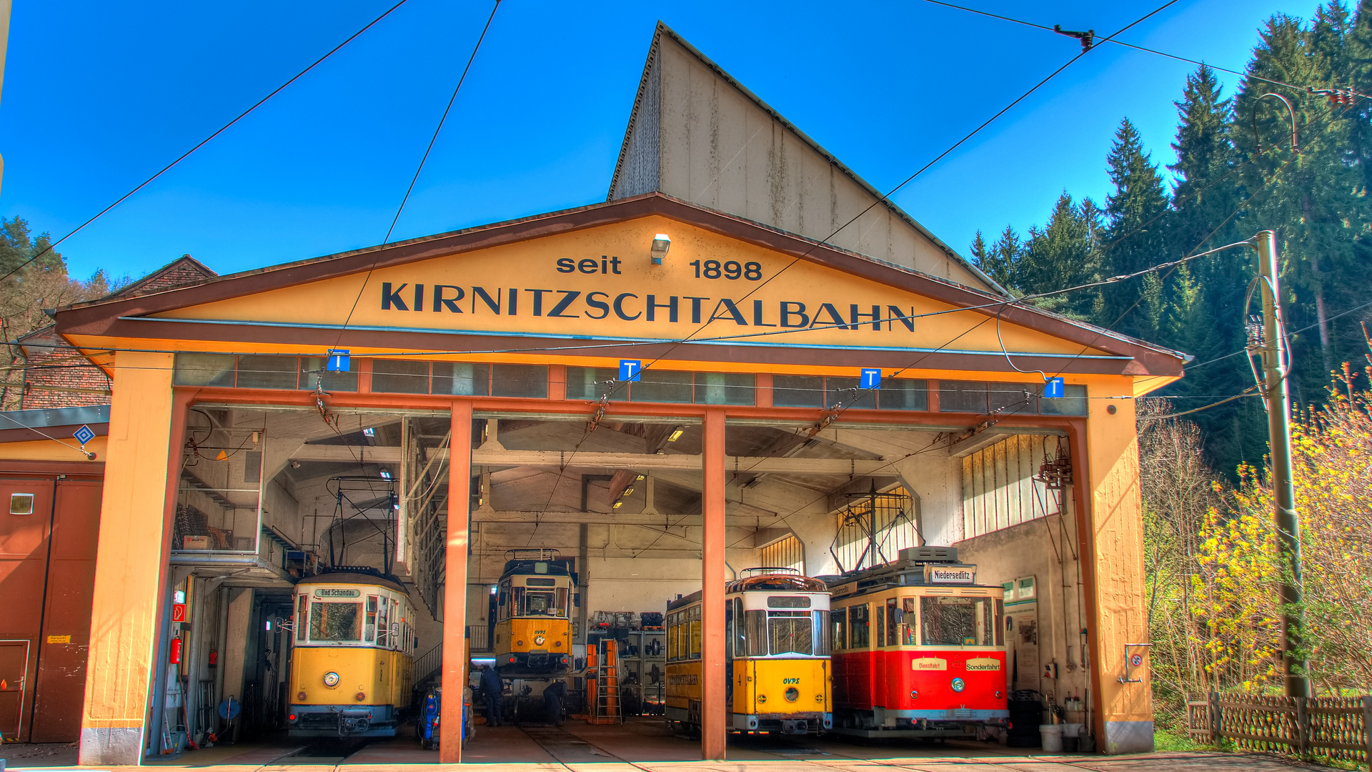 Garage der "Kirnitzschtalbahn"