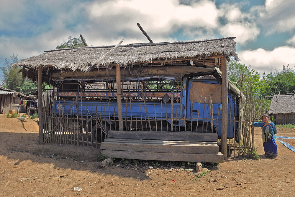 Garage for their transporter