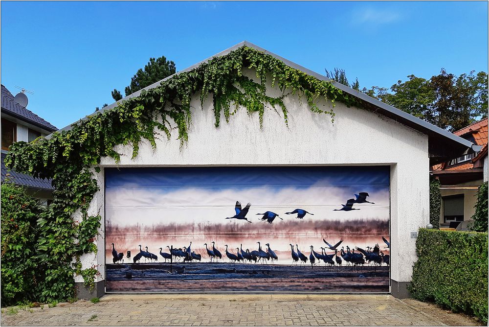 Garage mit Ausblick...