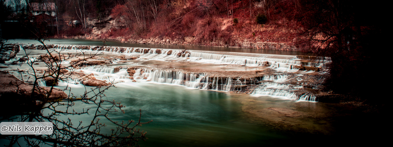 Garching in der Alz - Wasserfall