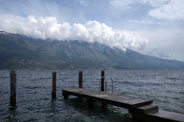 Gardasee bei Limone - Wasserhochstand