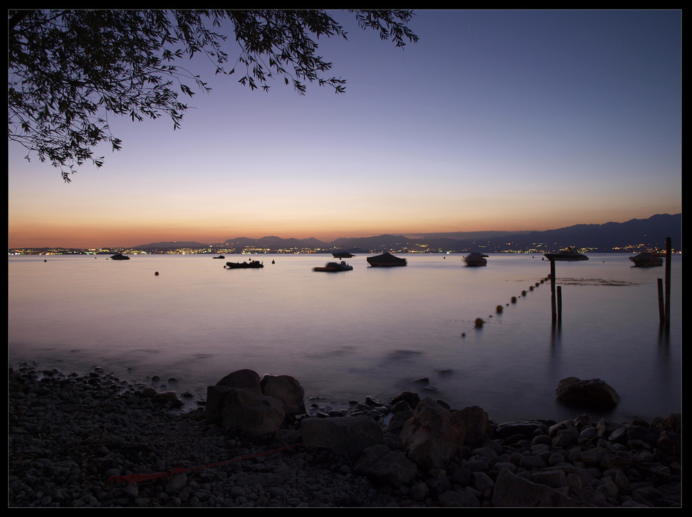 Gardasee bei Nacht