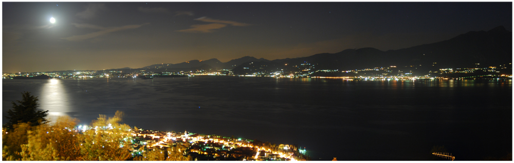 Gardasee bei Nacht