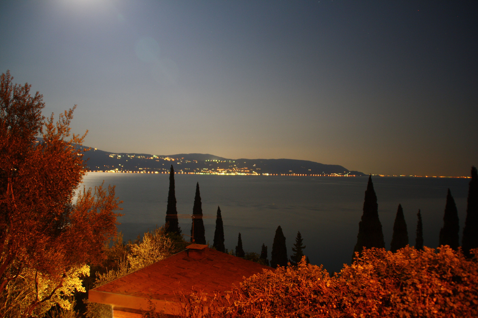 Gardasee bei Nacht