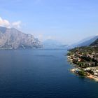 Gardasee - Blick von Macesine nach Riva del Garda