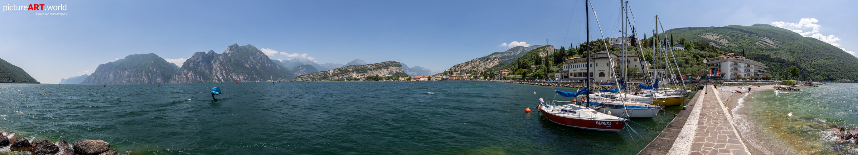 Gardasee - Der Hafen von Torbole