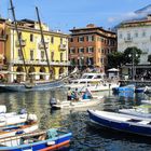 Gardasee Hafen von Malcesine