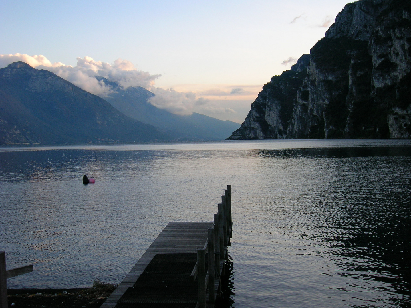 Gardasee in Abendstimmung