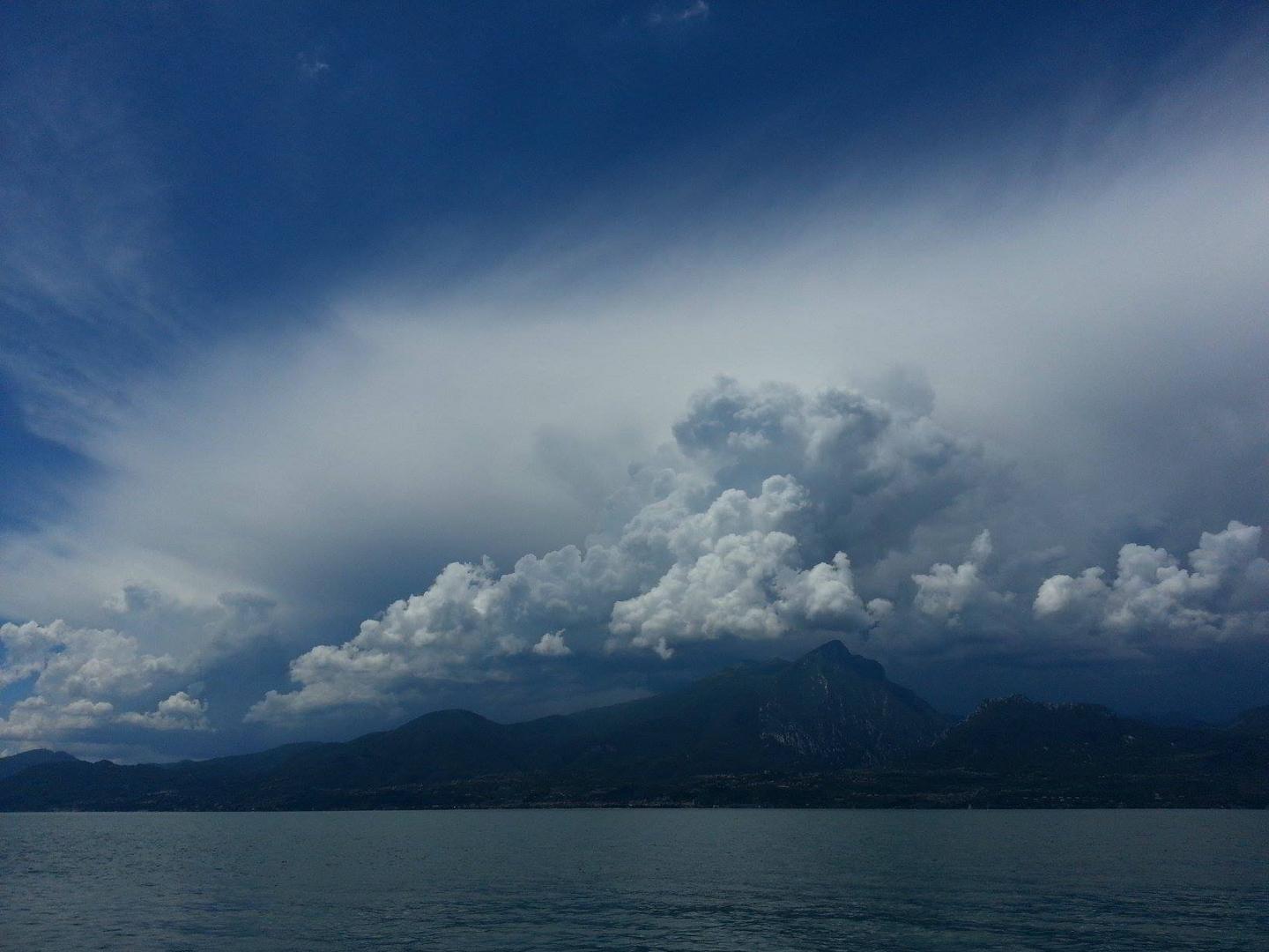 Gardasee - kurz vor dem Sturm Juli 2014