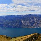 Gardasee-Panorama vom Monte Baldo aus fotografiert