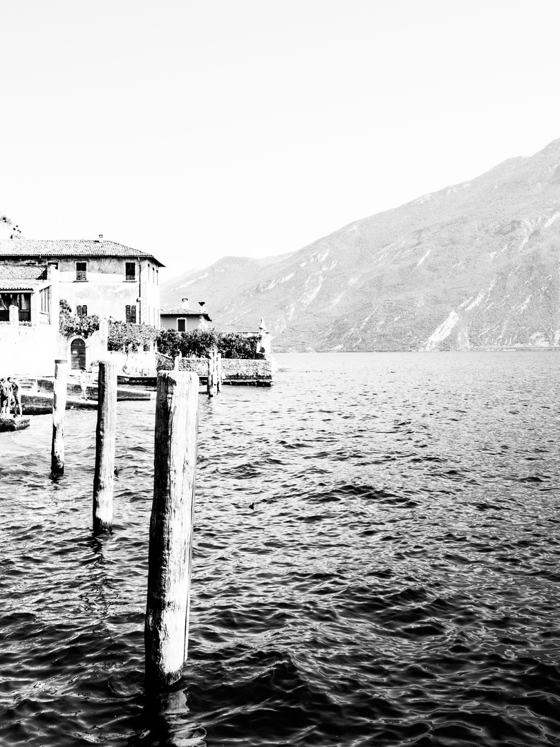 Gardasee schwarz-weiß #12