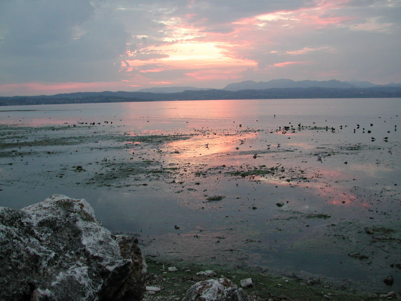 Gardasee Sonnenuntergang