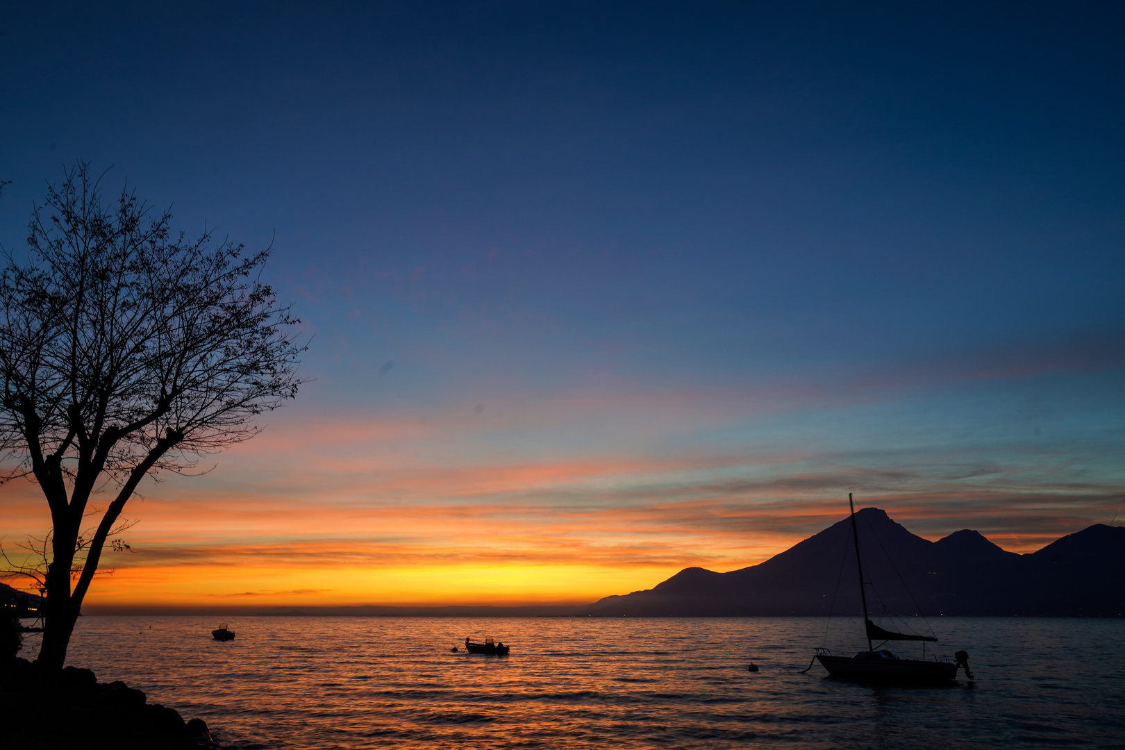 Gardasee Sonnenuntergang