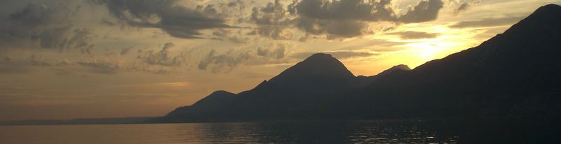 Gardasee Sonnenuntergang