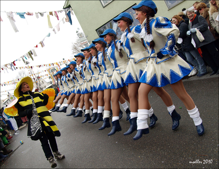 Garde, schwebend