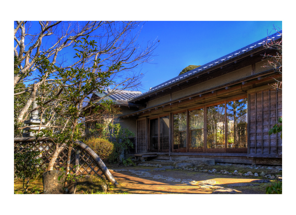 Garden of old house