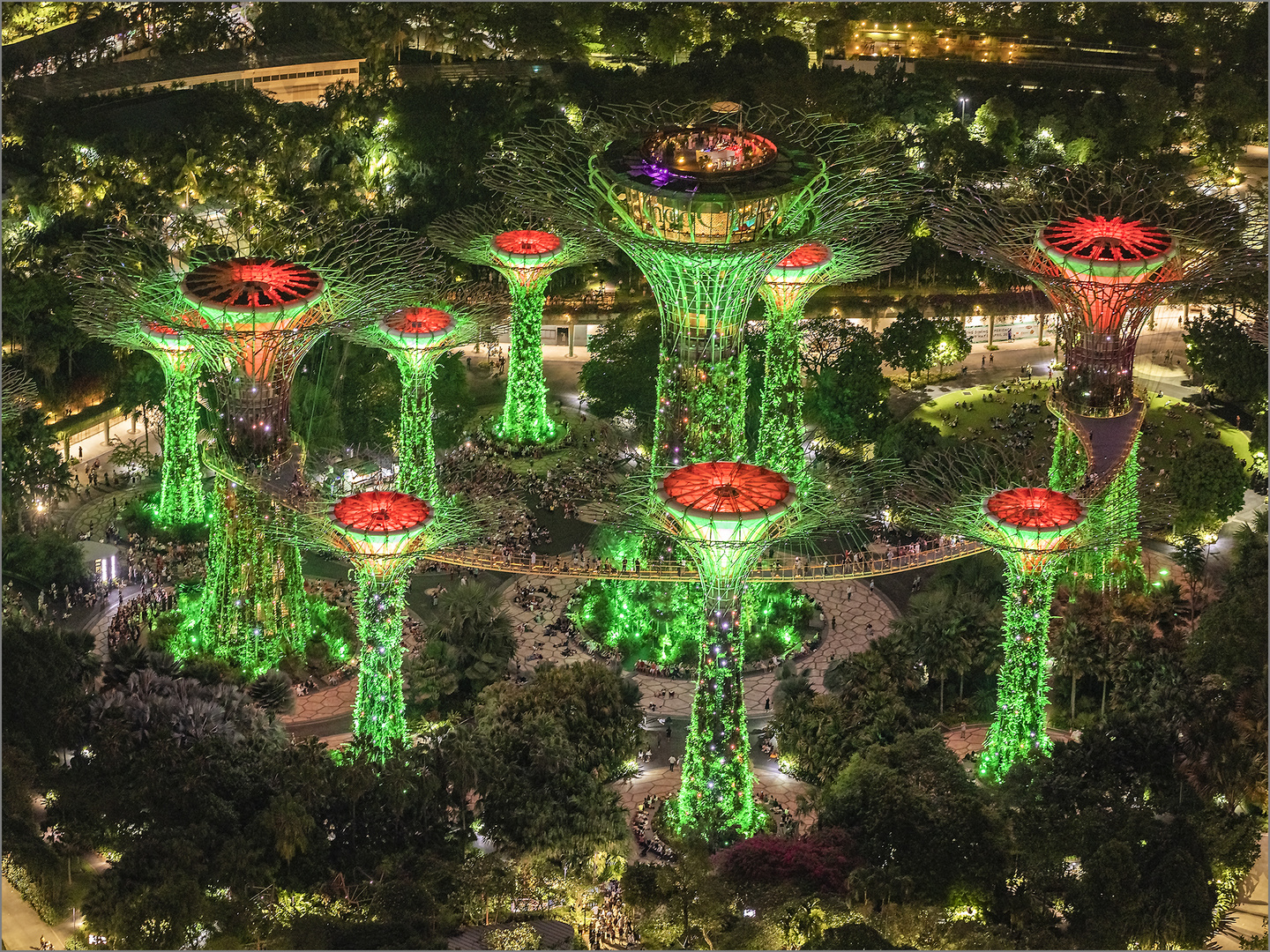 Gardens by the Bay in Grün