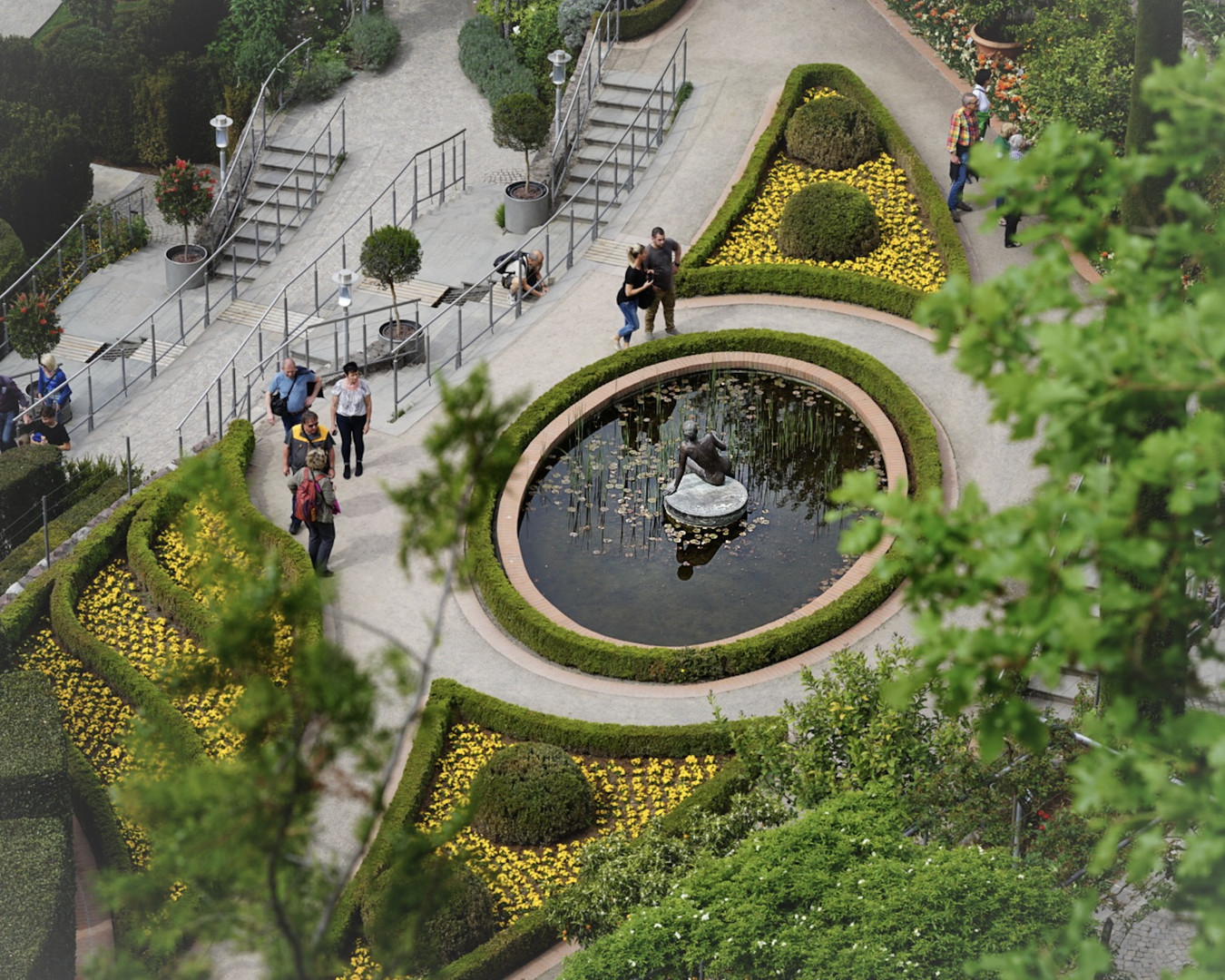 Gardens of trautmannsdorf in alto adige, italia