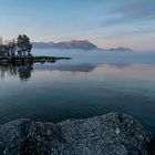 Gardersee im nebel 