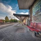 Gare de Courcelles Motte (Belgique) - HDR