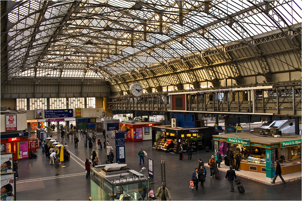 Gare de l'Est 16:16 - 16.10. Foto & Bild | europe, france, paris Bilder