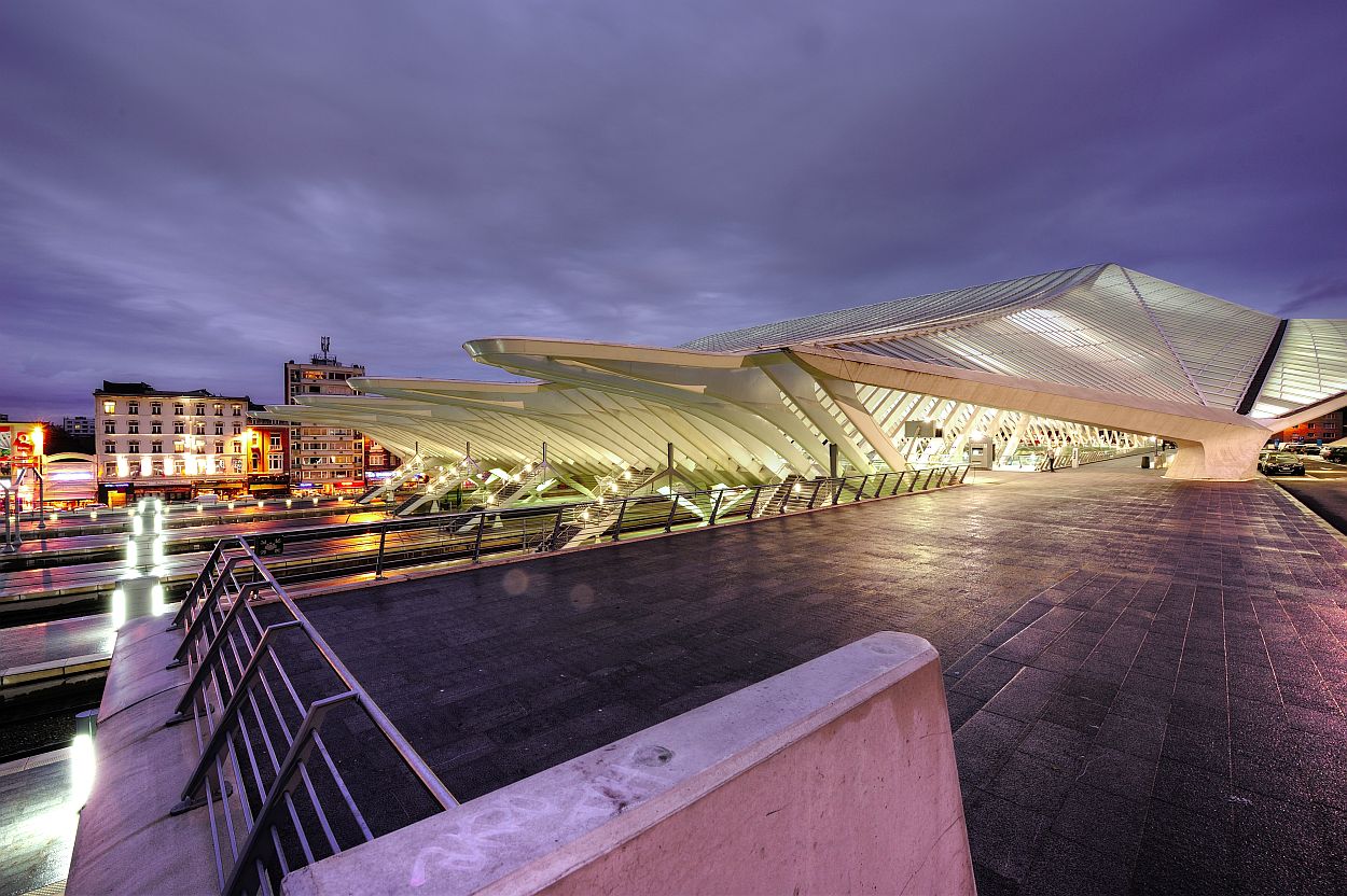 Gare de Liége-Guillemins Aussenansicht