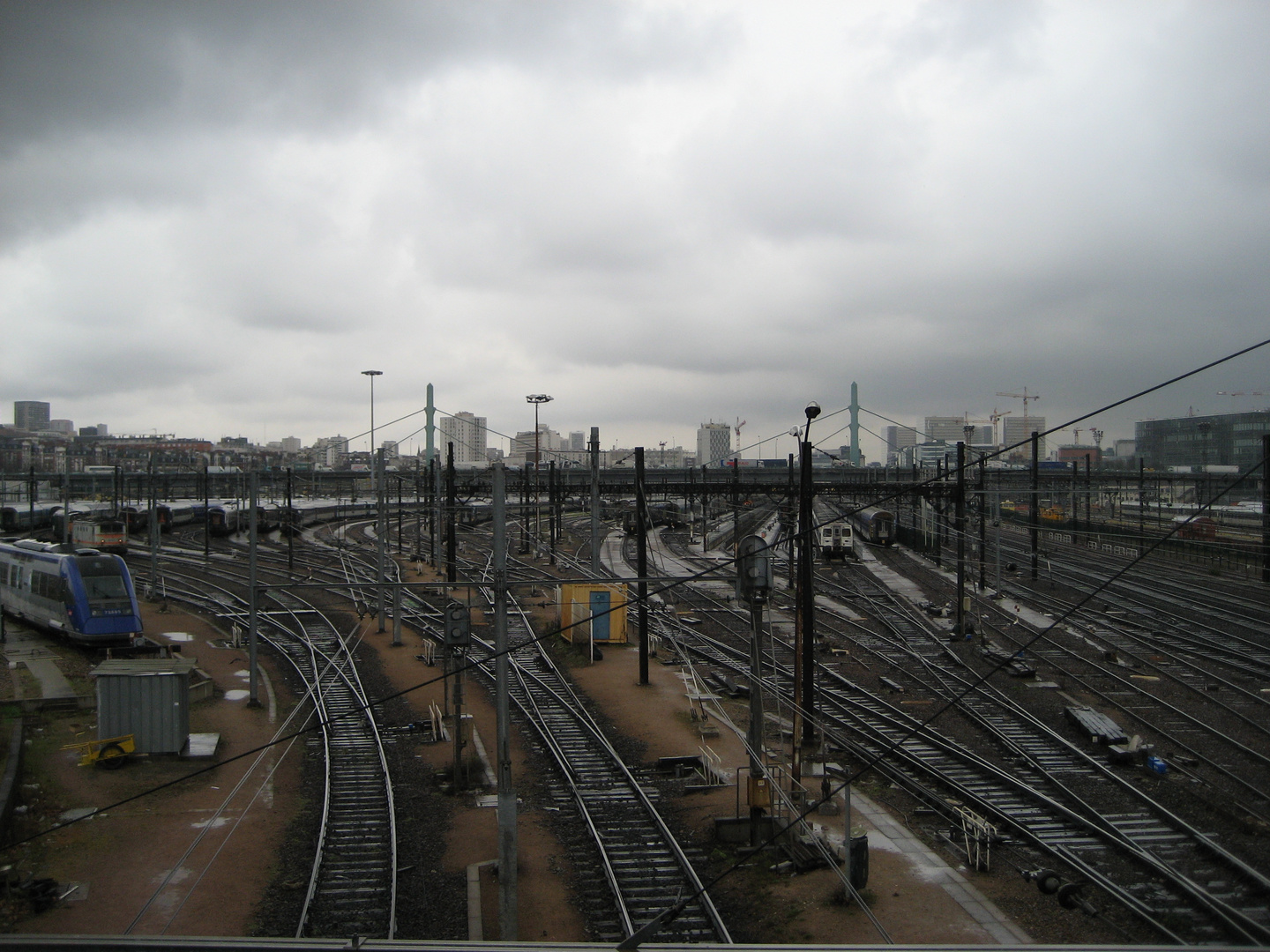 Gare de triage à Vitry sur Seine