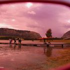 gare di canoa al lago