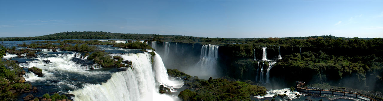 Garganta del Diablo in Iguaçu von der Brasilianischen Seite