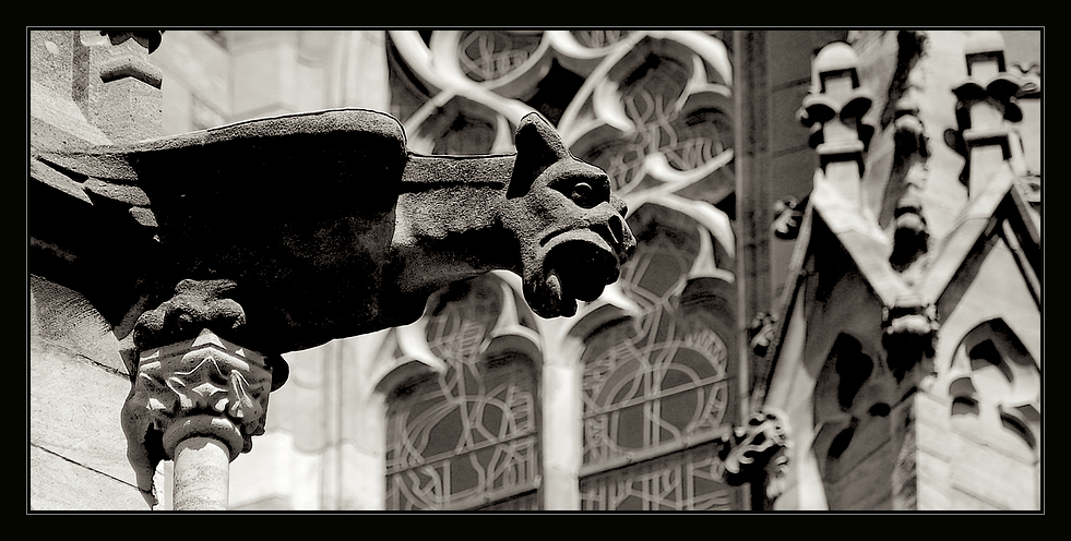 Gargoyle in Oostende