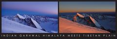 Garhwal Himalaya meets Tibetan plain