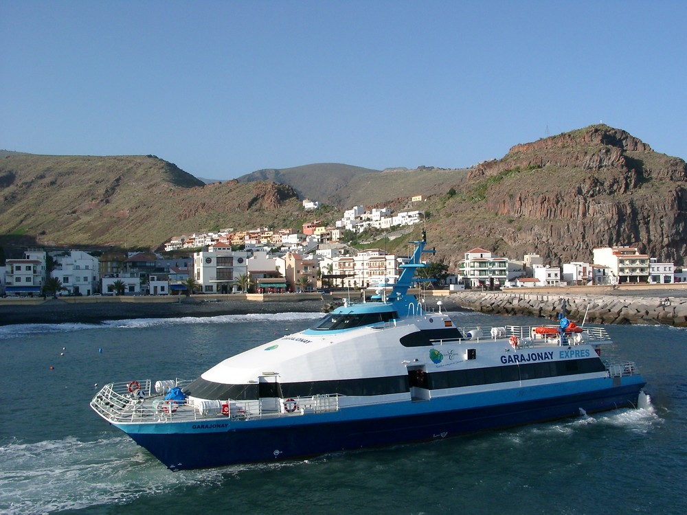 Garjony Express vor Playa de Santiago La Gomera