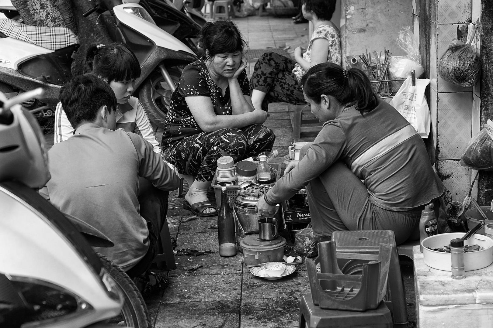 Garküche in Hanoi (Vietnam)