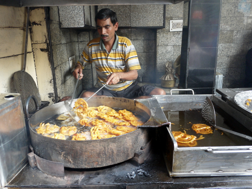 Garküchen Bäcker in Alt-Delhi