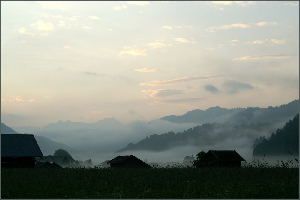 Garmisch im Nebel