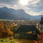 Garmisch - Partenkirchen im goldenen Oktober